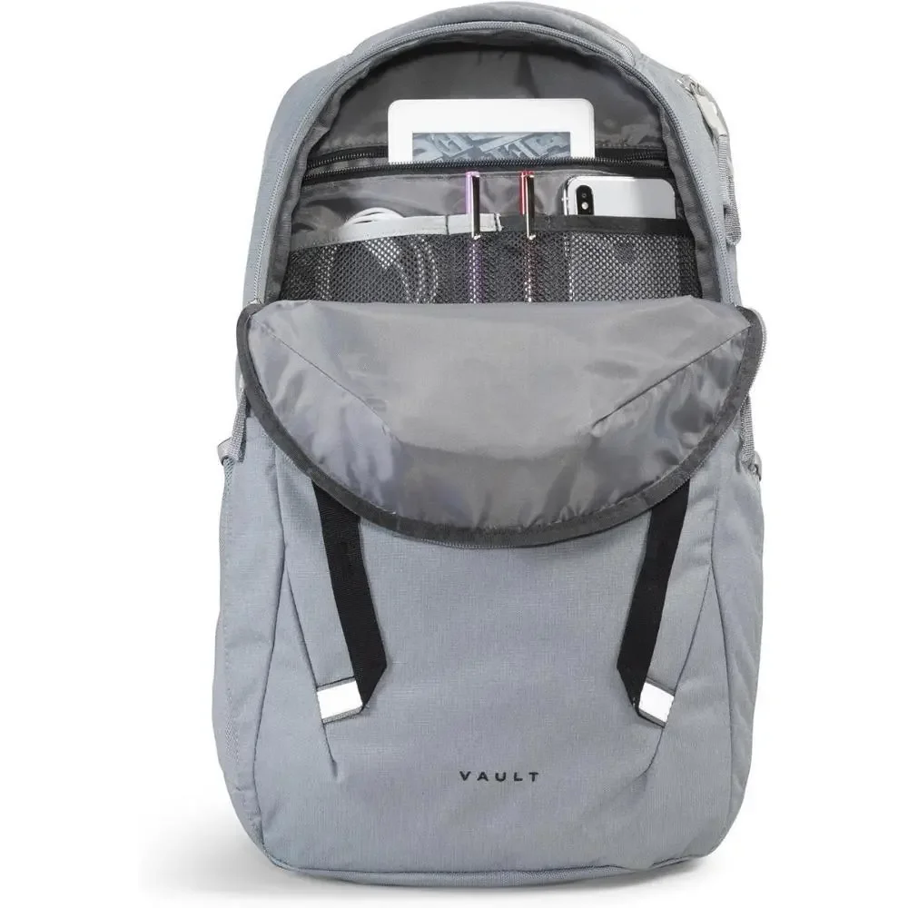 The North Face Vault Backpack Unisex Gray Shoulder Strap Laptop Sleeve Bag SGB56